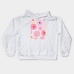 Strong vivid pink gerbera daisies Kids Hoodie